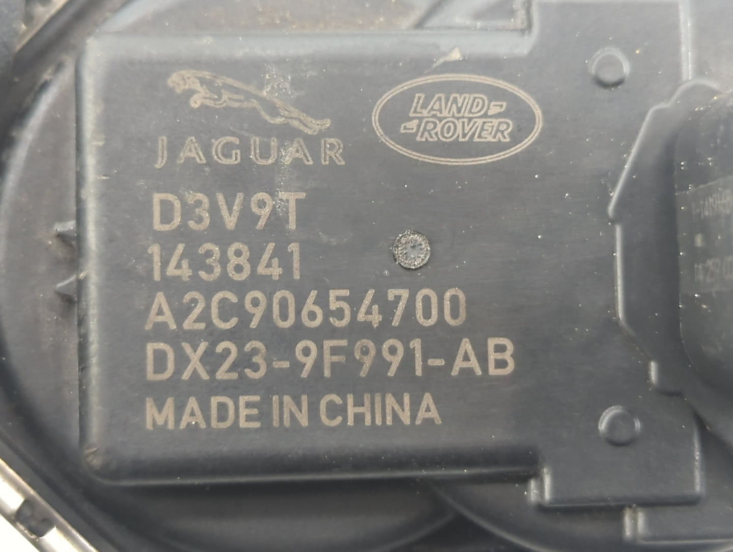 2013-2019 Jaguar Xf Throttle Body P/N:DX23-9F991-AB Fits Fits 2013 2014 2015 2016 2017 2018 2019 2020 OEM Used Auto Parts - 