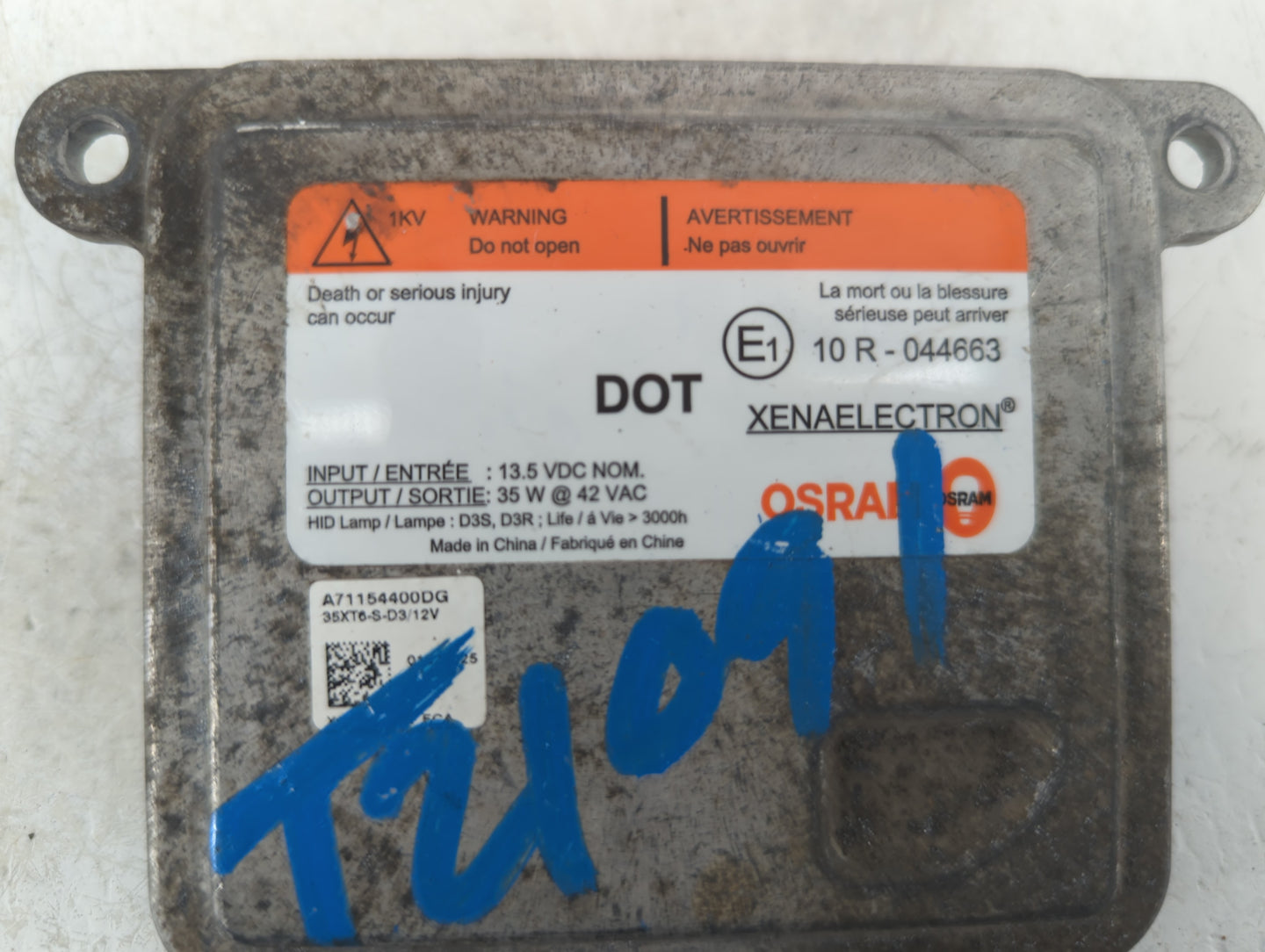 2013-2015 Jaguar Xf Headlight Ballast Head Light - Oemusedautoparts1.com