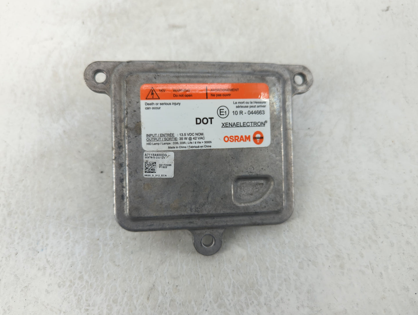 2013-2015 Jaguar Xf Headlight Ballast Head Light - Oemusedautoparts1.com
