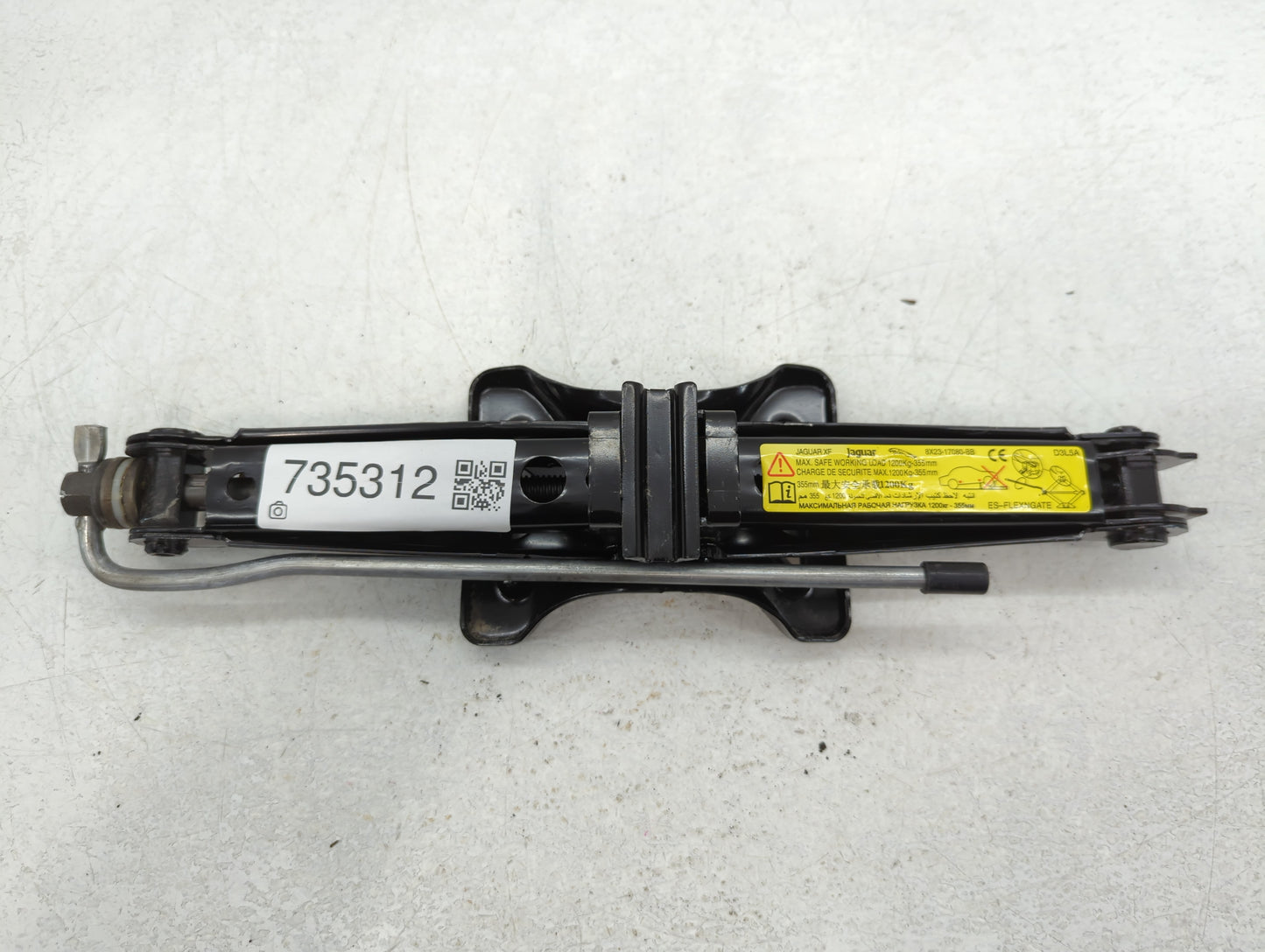 2015 Jaguar Xf Spare Scissor Car Jack - Oemusedautoparts1.com