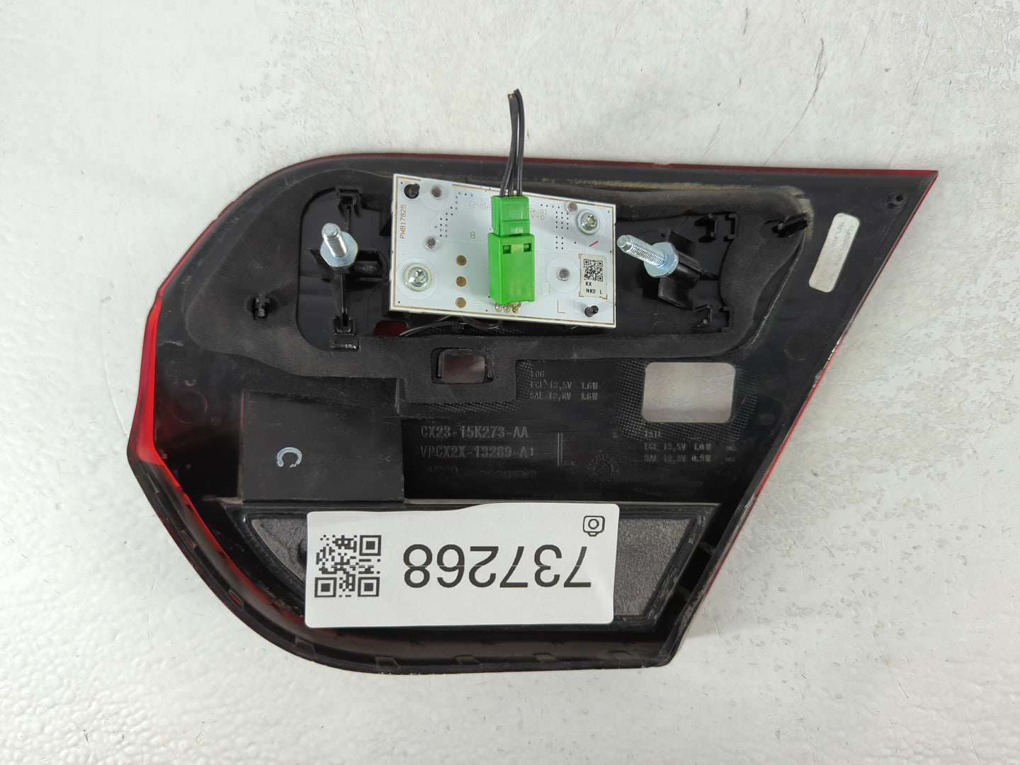 2012-2015 Jaguar Xf Tail Light Assembly Driver Left OEM P/N:CX23-15K273-A Fits Fits 2012 2013 2014 2015 OEM Used Auto Parts 