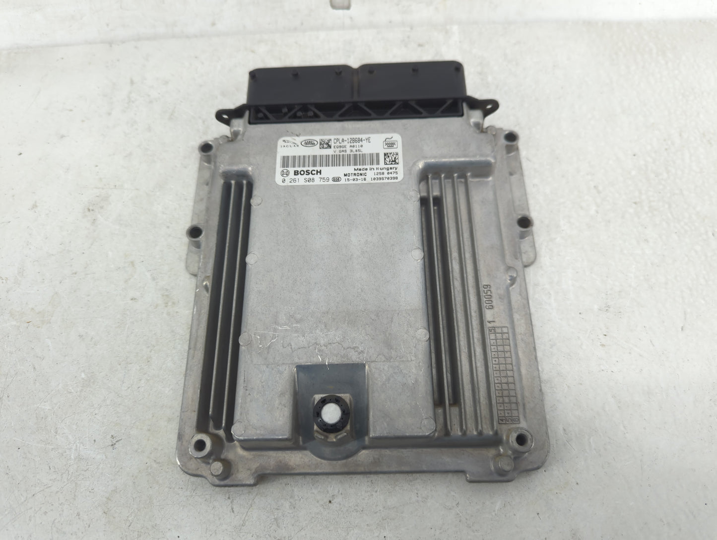 2013-2019 Jaguar Xj PCM Engine Control Computer ECU ECM PCU OEM P/N:CPLA-12B684-YE 0 261 S08 759 Fits OEM Used Auto Parts - 