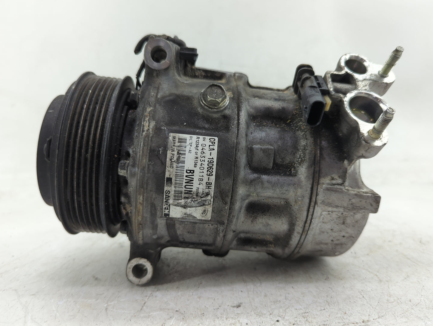 2013-2019 Jaguar Xj Air Conditioning A/c Ac Compressor Oem - Oemusedautoparts1.com