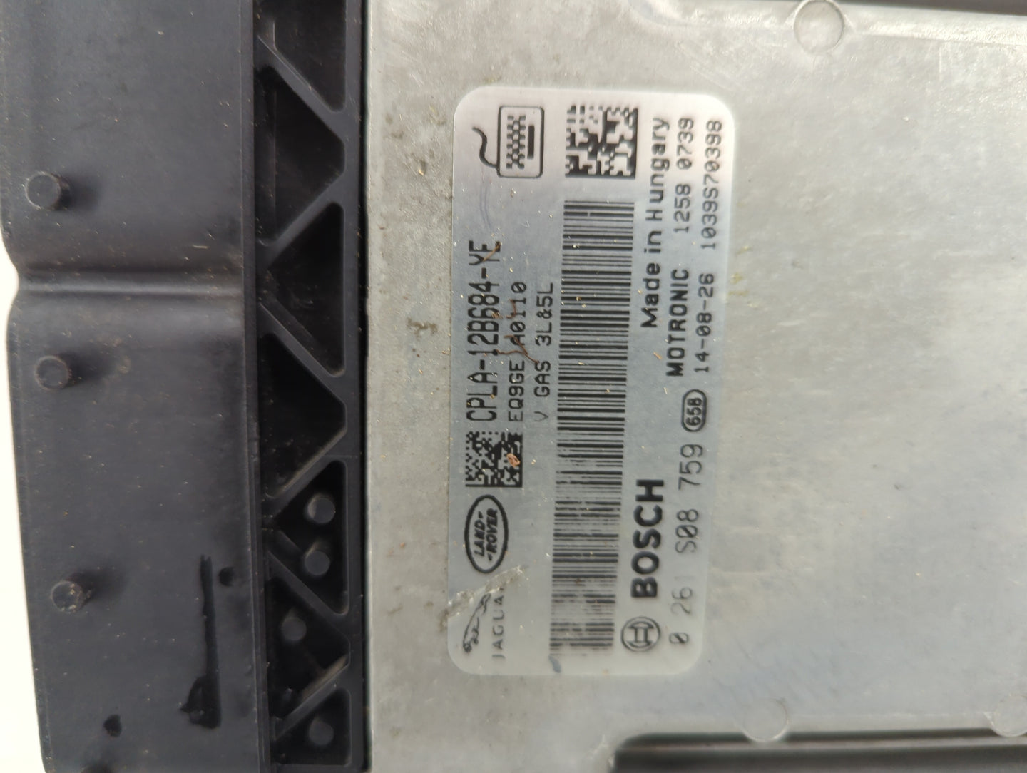 2015 Jaguar Xj PCM Engine Control Computer ECU ECM PCU OEM P/N:0 261 S08 759 CPLA-12B684-YE Fits OEM Used Auto Parts - Oemus