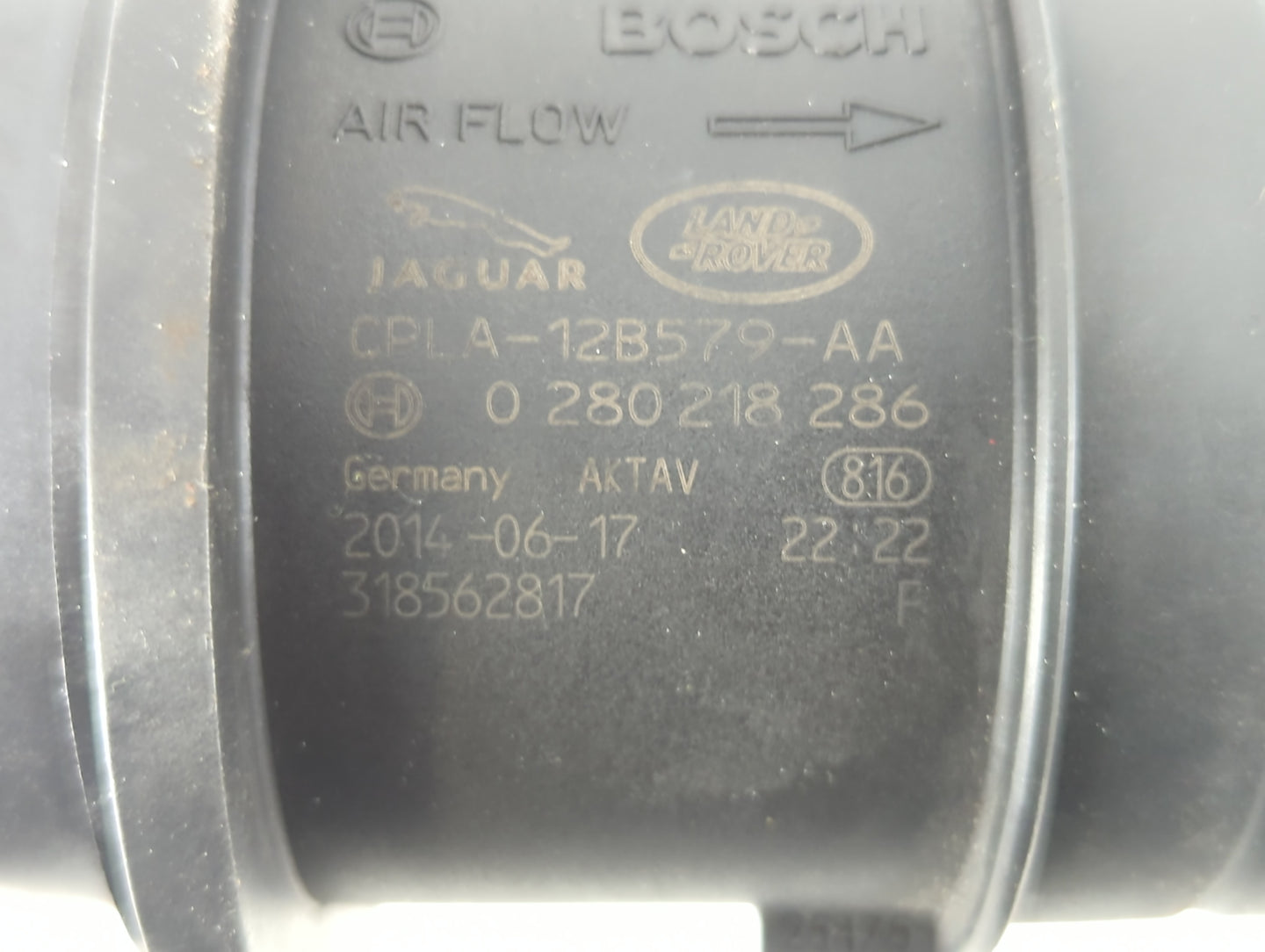 2013-2019 Jaguar Xj Mass Air Flow Meter Maf - Oemusedautoparts1.com