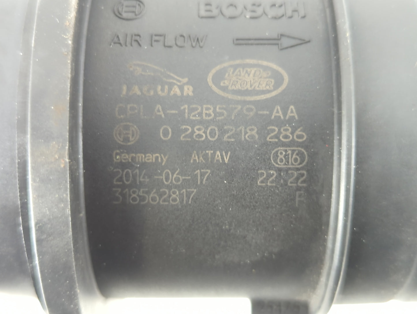 2013-2019 Jaguar Xj Mass Air Flow Meter Maf - Oemusedautoparts1.com