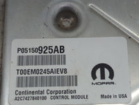 2015 Jeep Cherok PCM Engine Control Computer ECU ECM PCU OEM P/N:P05150925AB T00EM0245AIEV8, A2C7427840100 Fits OEM Used Aut