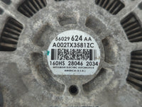 2014-2018 Jeep Cherokee Alternator Replacement Generator Charging Assembly Engine OEM P/N:56029624AA Fits OEM Used Auto Part