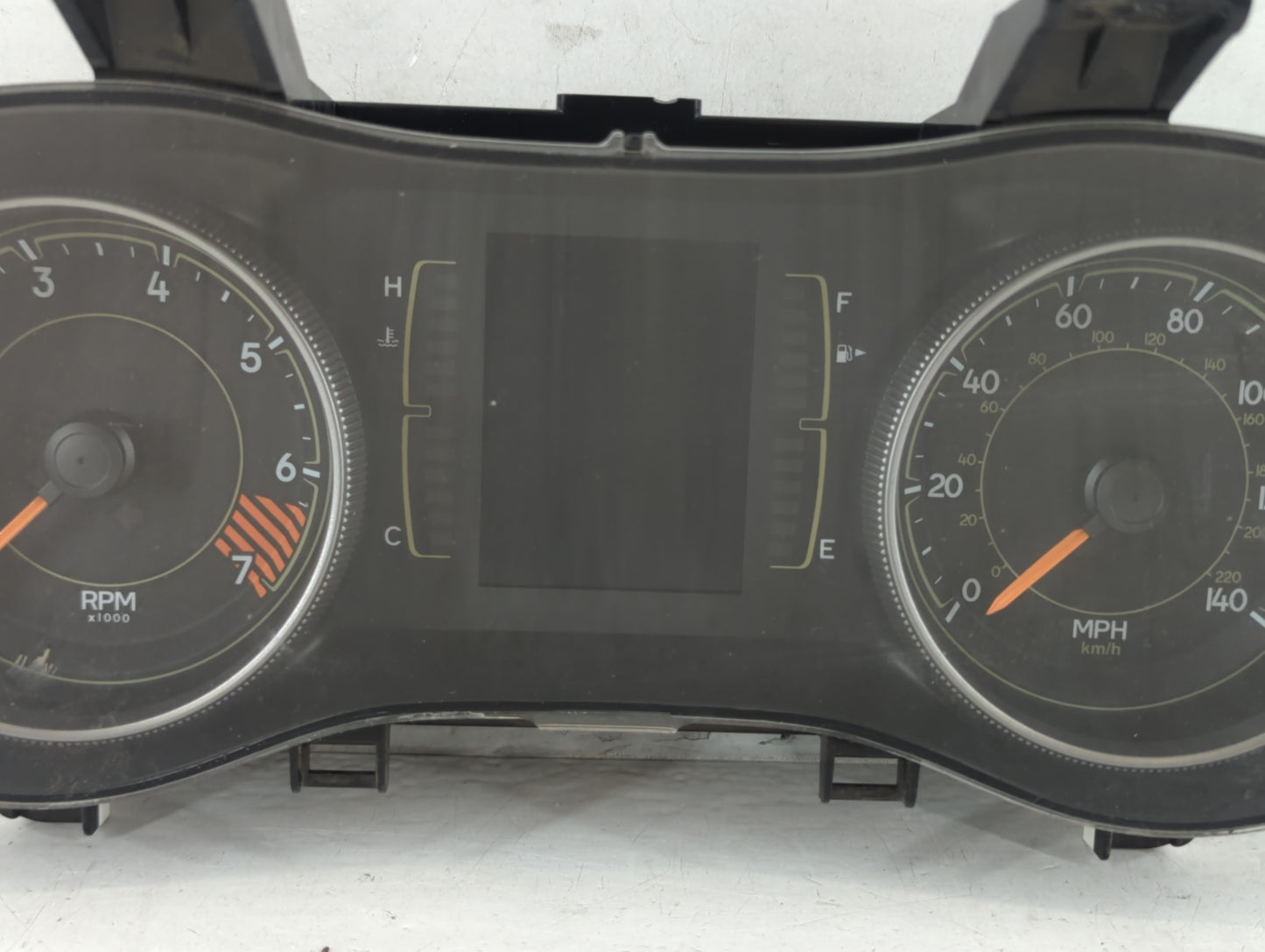 2015 Jeep Cherokee Instrument Cluster Speedometer Gauges P/N:P68241293AD Fits OEM Used Auto Parts - Oemusedautoparts1.com