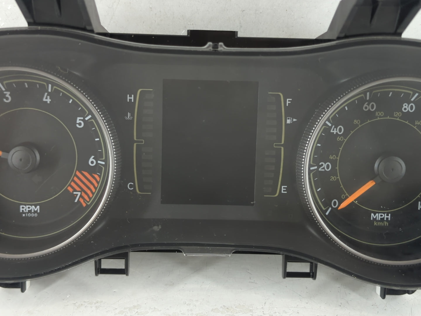2015 Jeep Cherokee Instrument Cluster Speedometer Gauges P/N:P68241293AC Fits OEM Used Auto Parts - Oemusedautoparts1.com