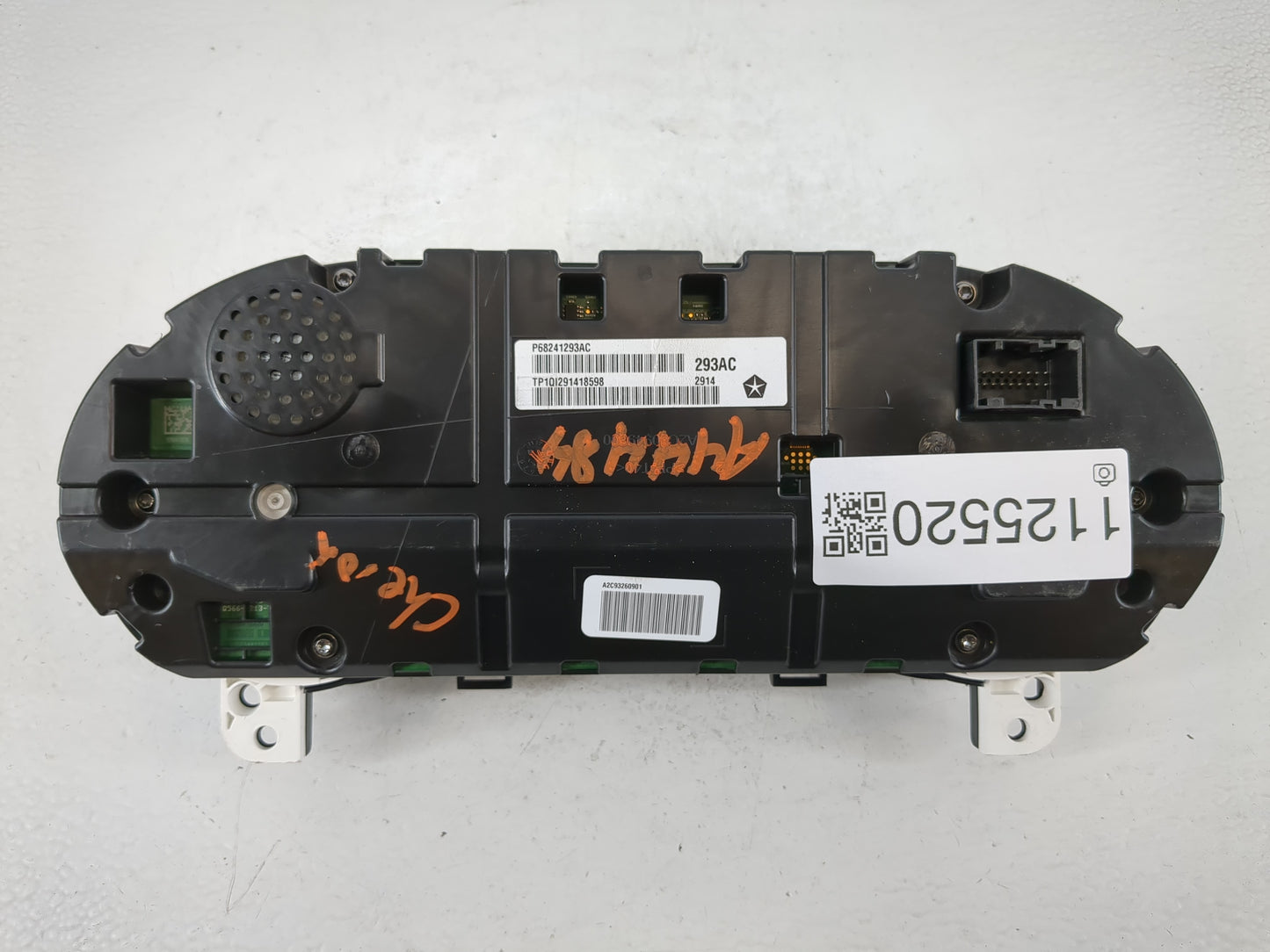 2015 Jeep Cherokee Instrument Cluster Speedometer Gauges P/N:P68241293AC Fits OEM Used Auto Parts - Oemusedautoparts1.com