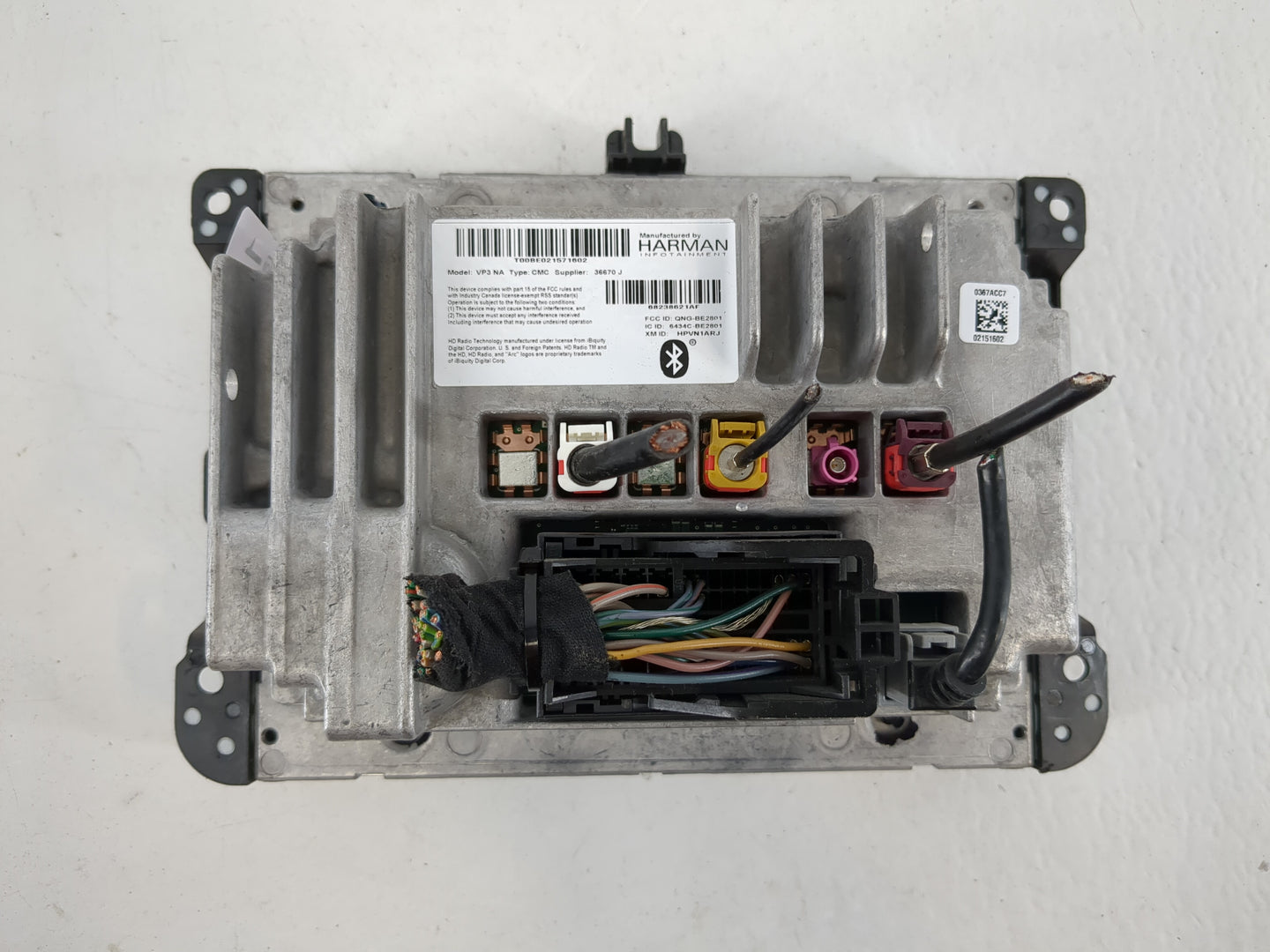 2015 Jeep Cherokee Radio AM FM Cd Player Receiver Replacement P/N:68238621AF Fits OEM Used Auto Parts - Oemusedautoparts1.co