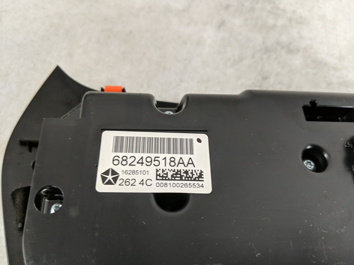 2015-2018 Jeep Cherokee Climate Control Module Temperature AC/Heater Replacement P/N:68249518AA Fits Fits 2015 2016 2017 201