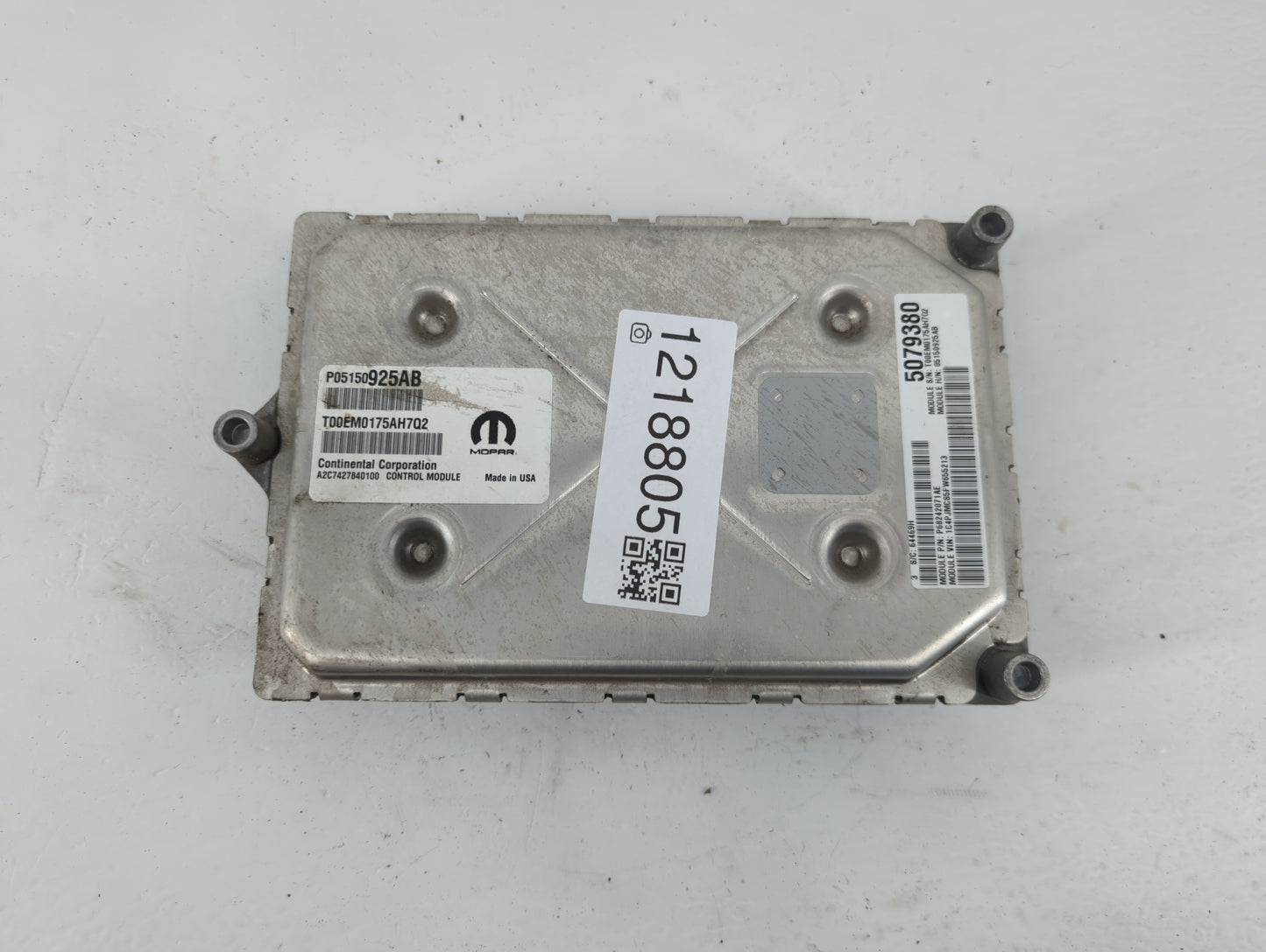 2015 Jeep Cherokee PCM Engine Control Computer ECU ECM PCU OEM P/N:P68242071AE Fits OEM Used Auto Parts - Oemusedautoparts1.