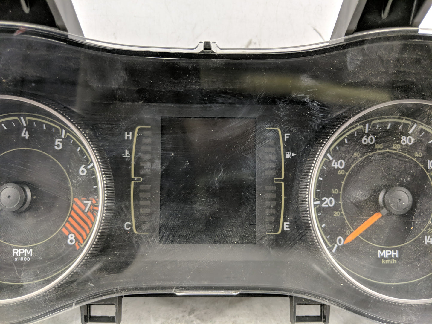2015 Jeep Cherokee Instrument Cluster Speedometer Gauges Fits OEM Used Auto Parts - Oemusedautoparts1.com