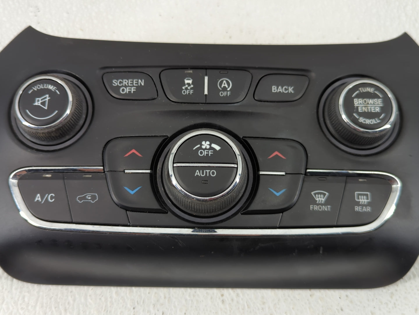 2015-2018 Jeep Cherokee Climate Control Module Temperature AC/Heater Replacement P/N:68249522AA 68293527AC Fits OEM Used Aut