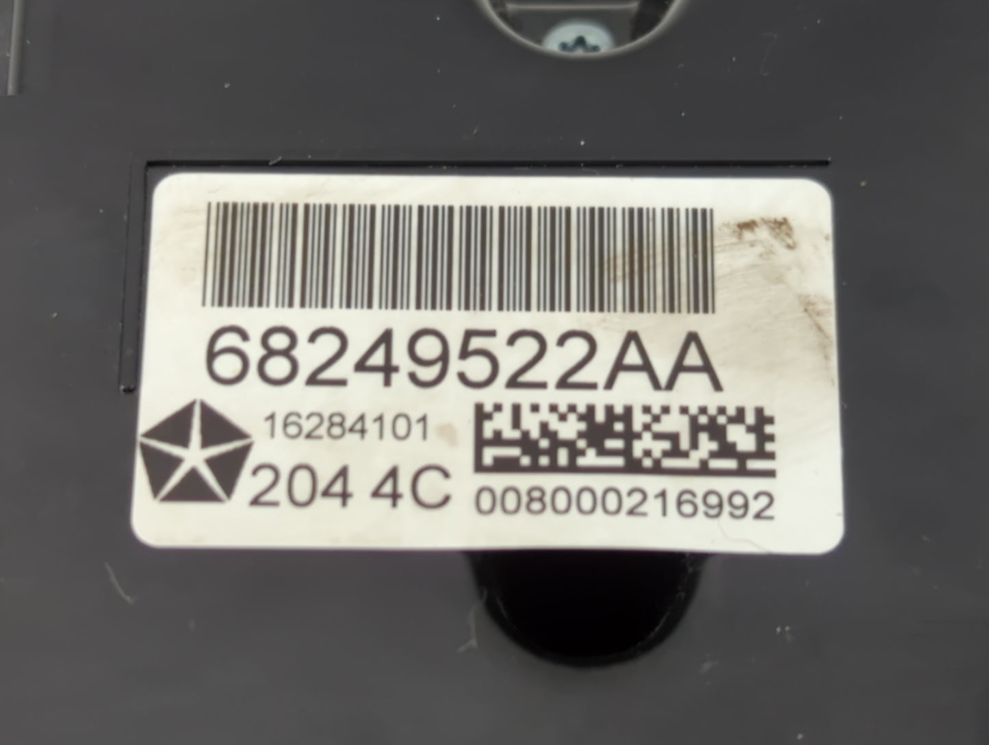 2015-2018 Jeep Cherokee Climate Control Module Temperature AC/Heater Replacement P/N:68249522AA 68293527AC Fits OEM Used Aut