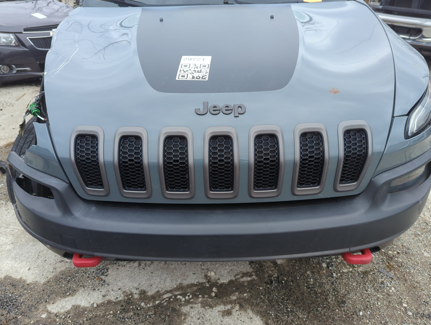 2014-2018 Jeep Cherokee Front Grille Bumper Not Included 1304274 - Oemusedautoparts1.com