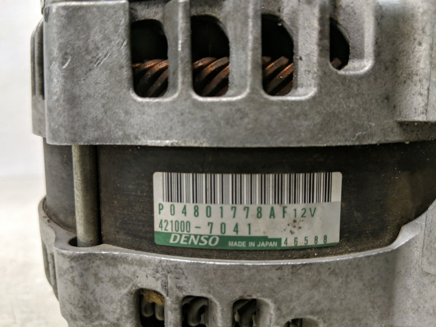 2015-2022 Jeep Cherokee Alternator Replacement Generator Charging Assembly Engine OEM P/N:P04801778AF Fits OEM Used Auto Par
