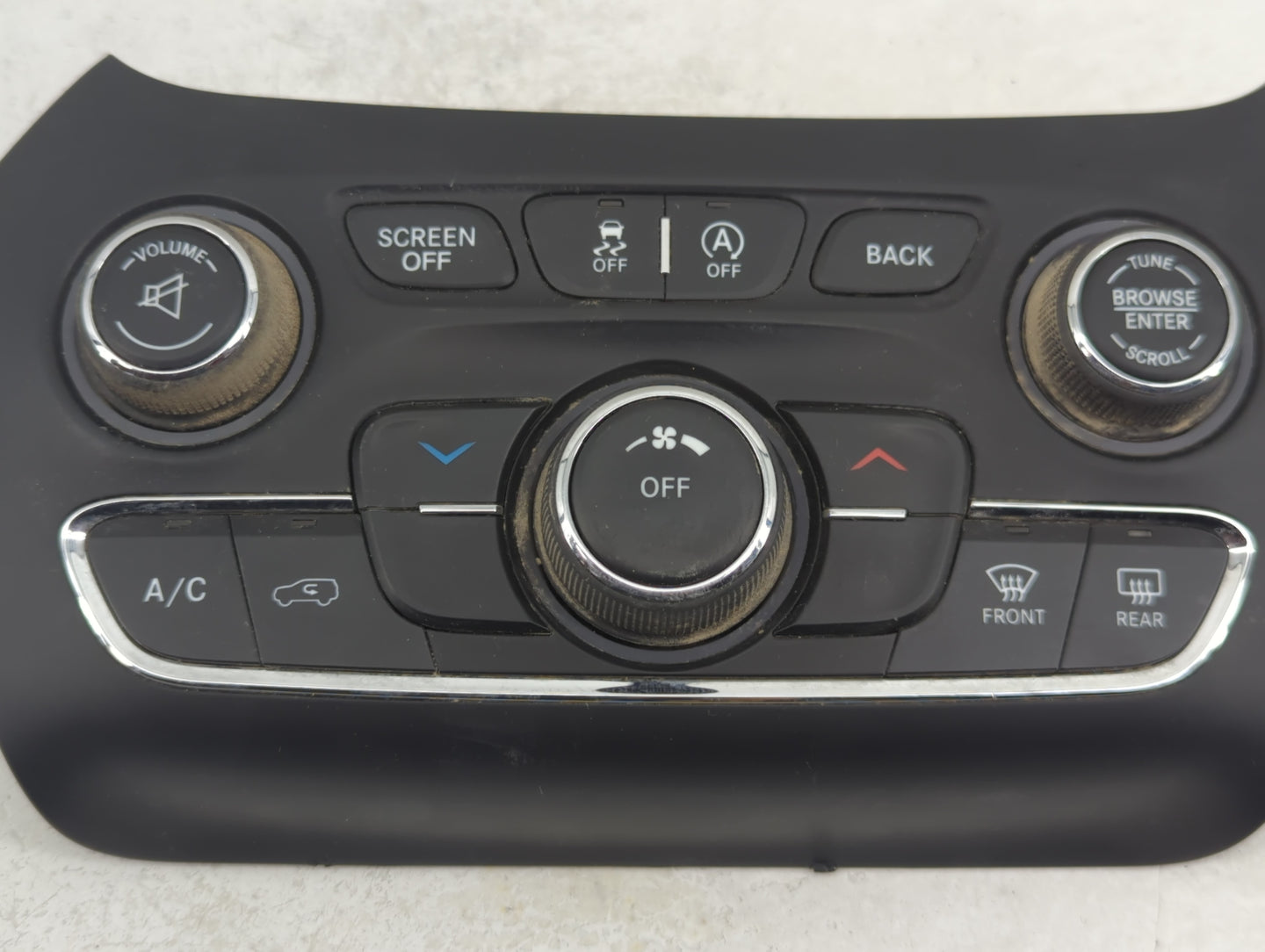 2015-2018 Jeep Cherokee Climate Control Module Temperature AC/Heater Replacement P/N:68249518AB Fits Fits 2015 2016 2017 201
