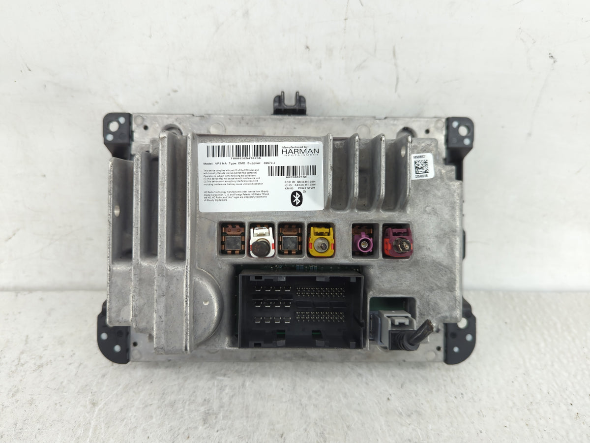 2015 Jeep Cherokee Radio AM FM Cd Player Receiver Replacement P/N:68238621AE Fits OEM Used Auto Parts - Oemusedautoparts1.co