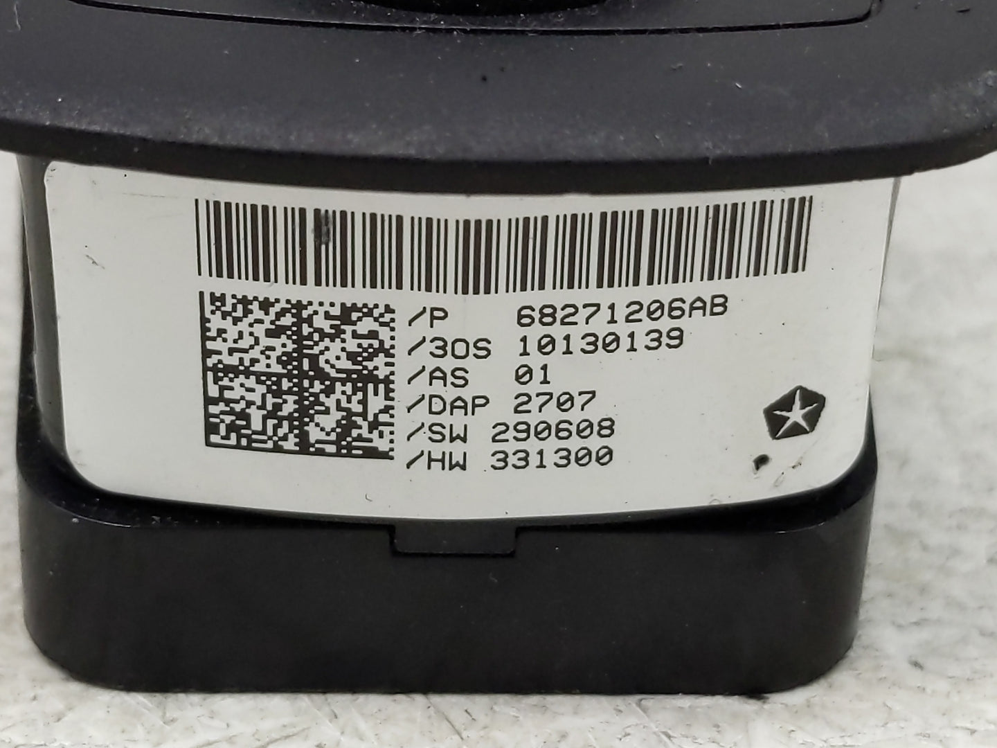 2015-2022 Jeep Cherokee Master Power Window Switch Replacement Driver Side Left P/N:68271206AB Fits OEM Used Auto Parts - Oe