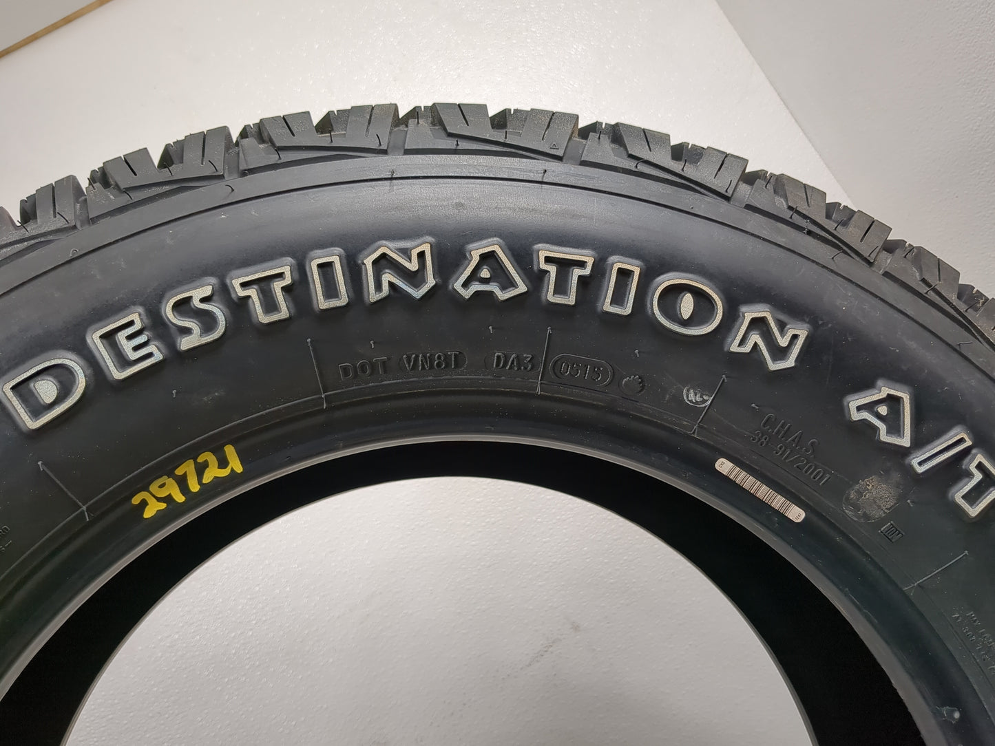 Used Tire 245/65R17 FIRESTONE DESTINATION A/T 105T - Tread Depth 12/32 - Oemusedautoparts1.com
