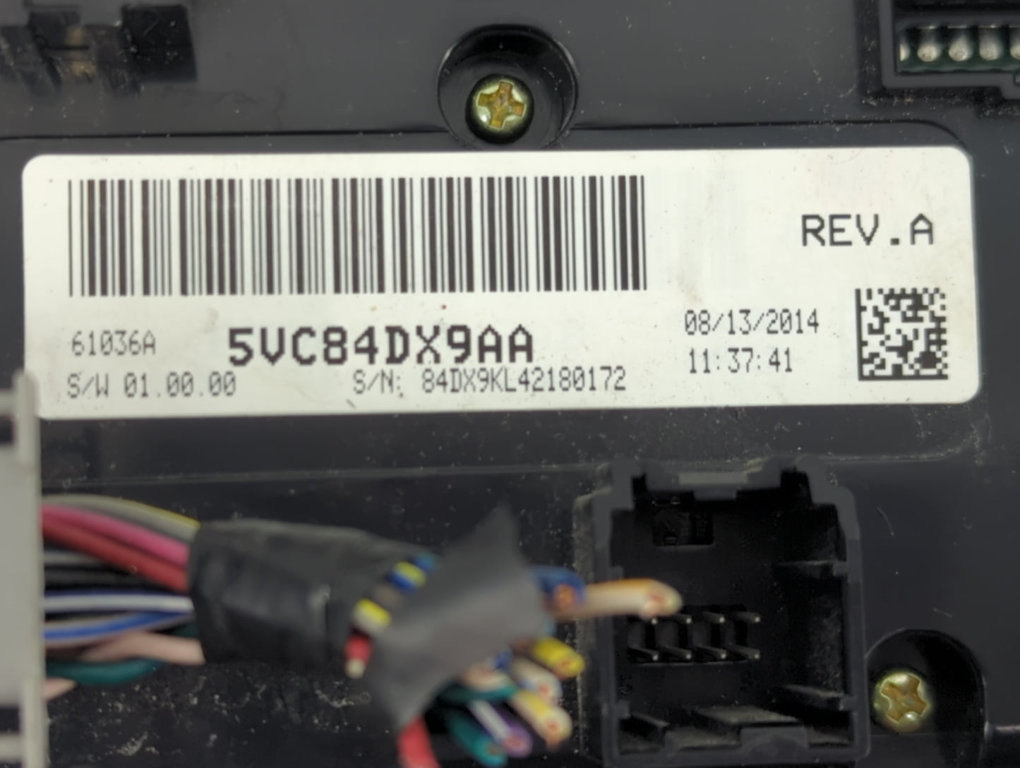 2015-2018 Jeep Cherokee Climate Control Module Temperature AC/Heater Replacement P/N:5VC84DX9AA Fits Fits 2015 2016 2017 201