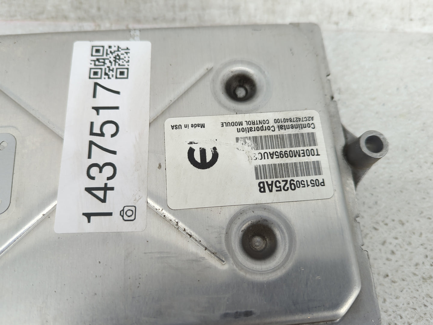 2015 Jeep Cherokee PCM Engine Control Computer ECU ECM PCU OEM P/N:P05150925AB P68242067AE, A2C74278401000, T00EM0995AUC8 Fi