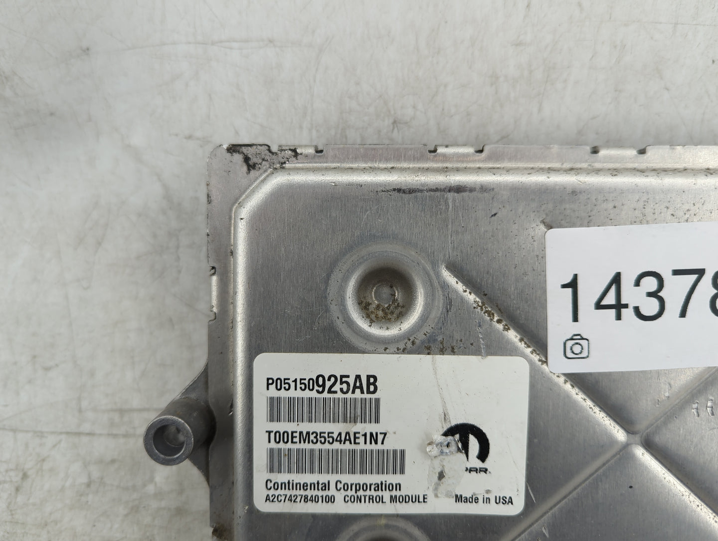 2015 Jeep Cherokee PCM Engine Control Computer ECU ECM PCU OEM P/N:P05150925AB, T00EM3554AE1N7, A2C7427840100, P68242067AE F