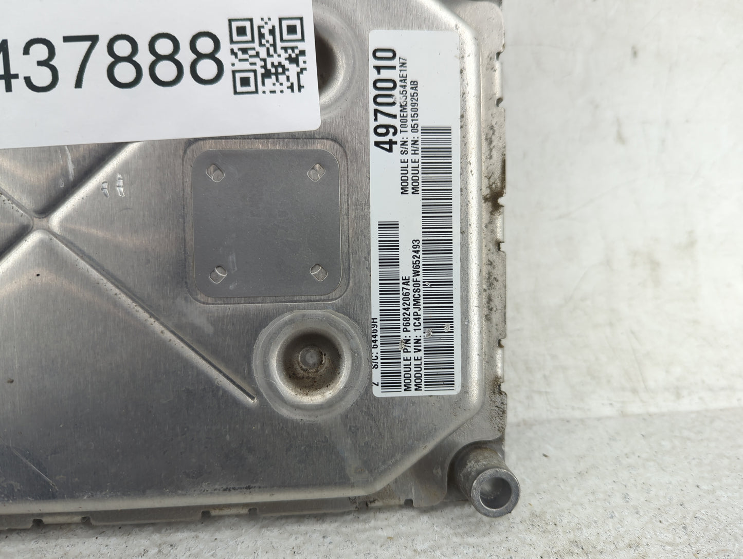 2015 Jeep Cherokee PCM Engine Control Computer ECU ECM PCU OEM P/N:P05150925AB, T00EM3554AE1N7, A2C7427840100, P68242067AE F