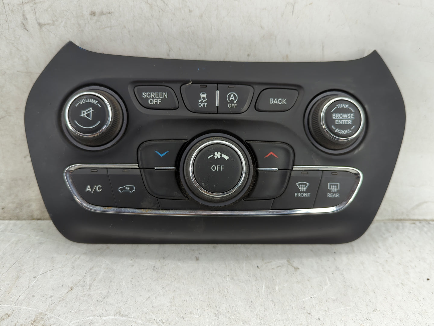 2015-2018 Jeep Cherokee Climate Control Module Temperature AC/Heater Replacement P/N:68249518AA 16285101 Fits OEM Used Auto 