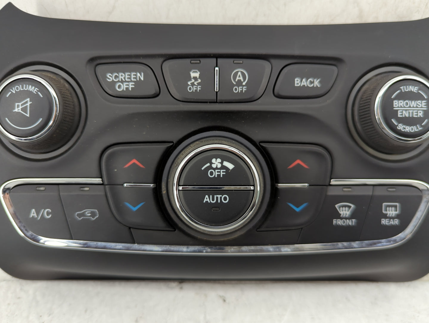 2015-2018 Jeep Cherokee Climate Control Module Temperature AC/Heater Replacement P/N:68249522AB Fits Fits 2015 2016 2017 201