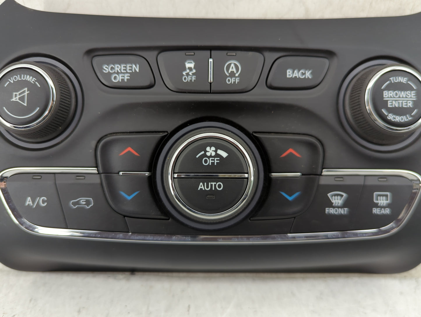 2015-2018 Jeep Cherokee Climate Control Module Temperature AC/Heater Replacement P/N:68249522AA AX5254HAC336 Fits OEM Used A