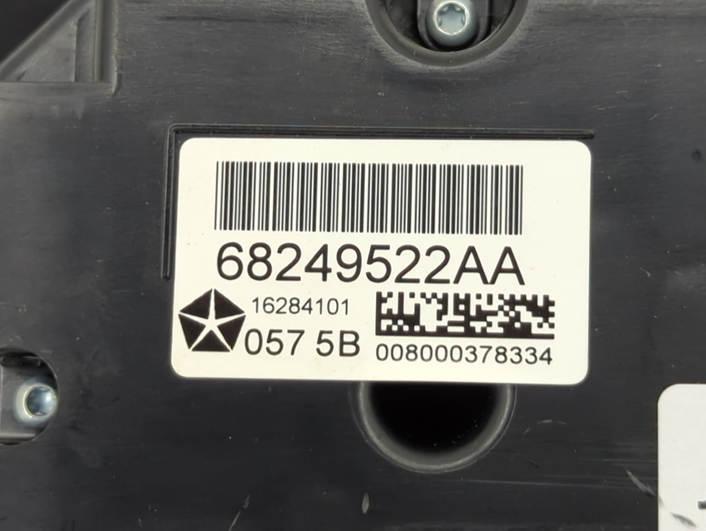 2015-2018 Jeep Cherokee Climate Control Module Temperature AC/Heater Replacement P/N:68249522AA AX5254HAC336 Fits OEM Used A