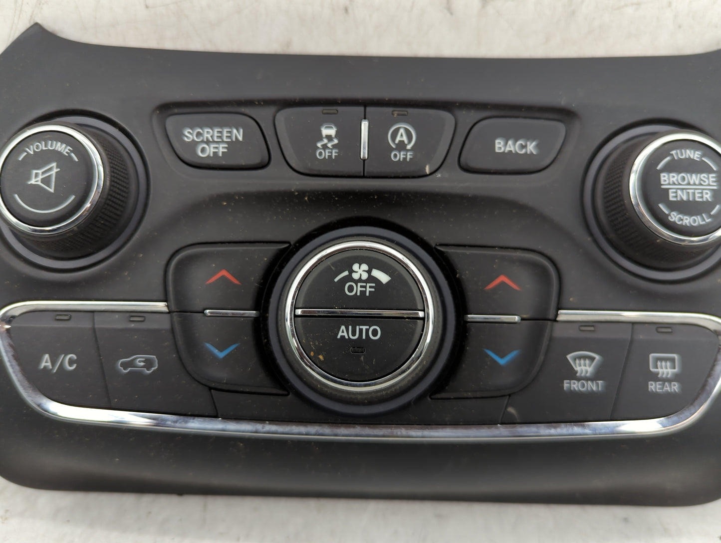 2015-2018 Jeep Cherokee Climate Control Module Temperature AC/Heater Replacement P/N:68249522AA Fits Fits 2015 2016 2017 201