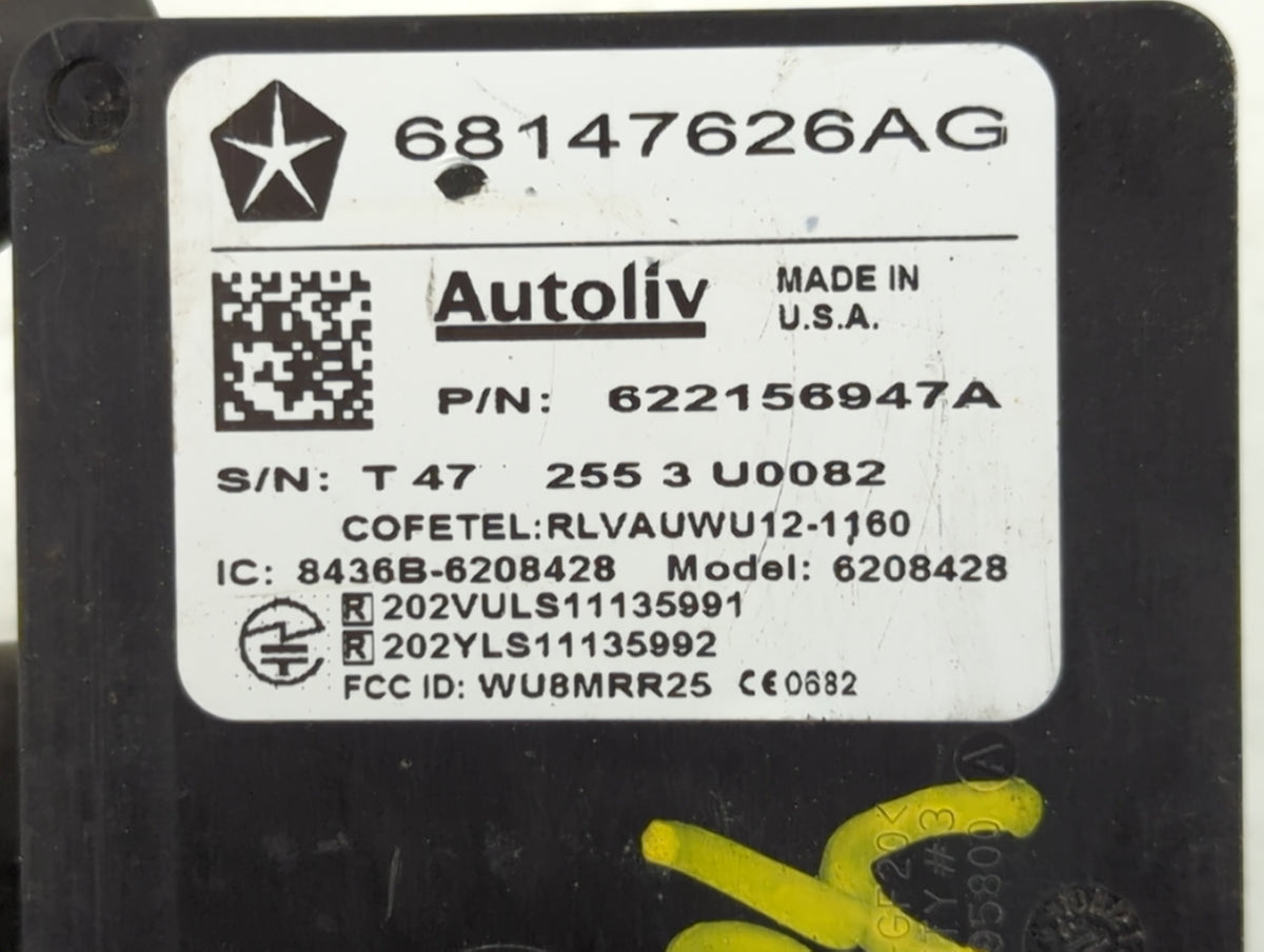 2014-2016 Jeep Cherokee Driver Assist Control Module 1460267 - Oemusedautoparts1.com