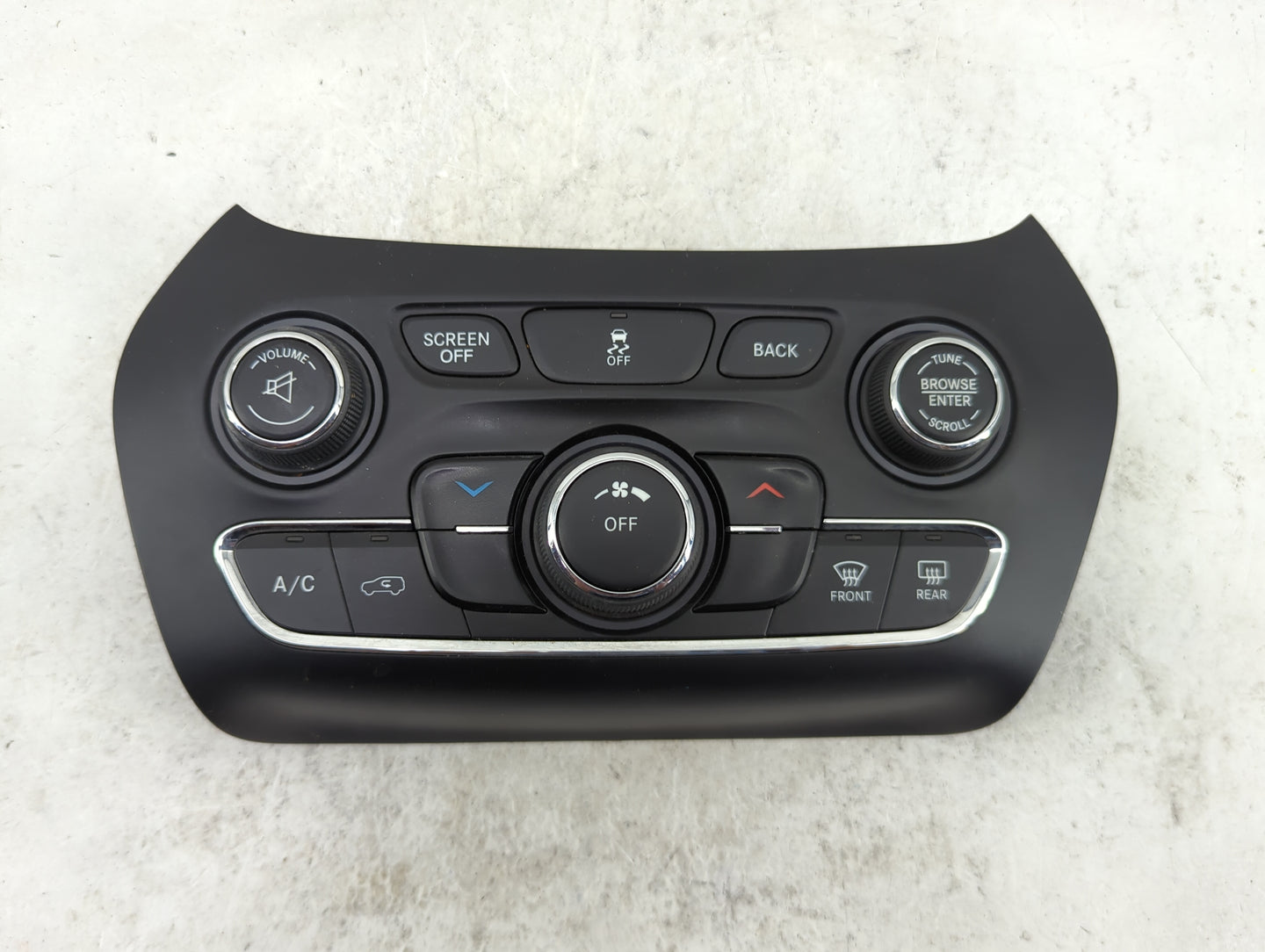 2015-2018 Jeep Cherokee Climate Control Module Temperature AC/Heater Replacement P/N:68249516AA 162800101 Fits OEM Used Auto