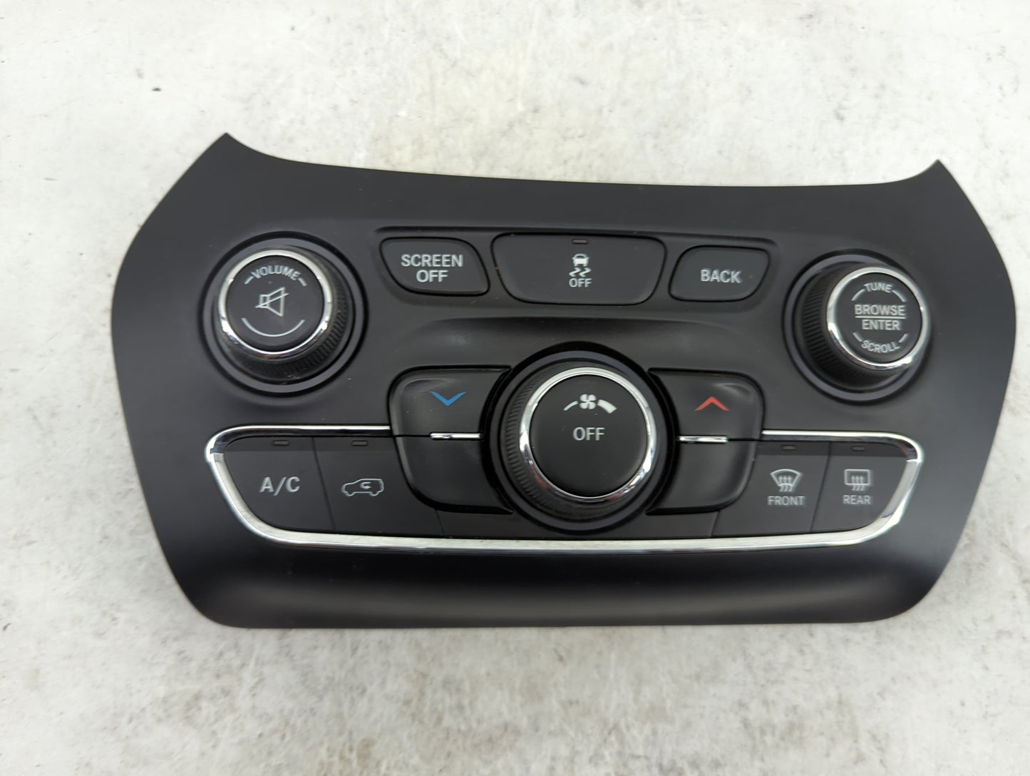 2015-2018 Jeep Cherokee Climate Control Module Temperature AC/Heater Replacement P/N:68249516AA 162800101 Fits OEM Used Auto