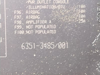 2015 Jeep Cherokee Fusebox Fuse Box Panel Relay Module P/N:04692143AA 6351-3485/001 Fits OEM Used Auto Parts - Oemusedautopa