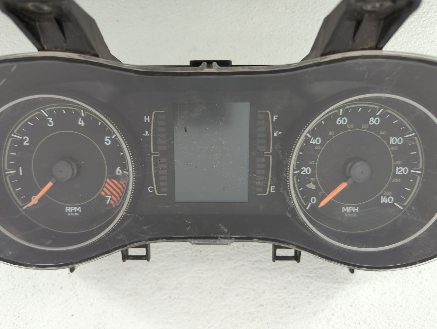 2015 Jeep Cherokee Instrument Cluster Speedometer Gauges P/N:P68241293AC P68241293AD Fits OEM Used Auto Parts - Oemusedautop