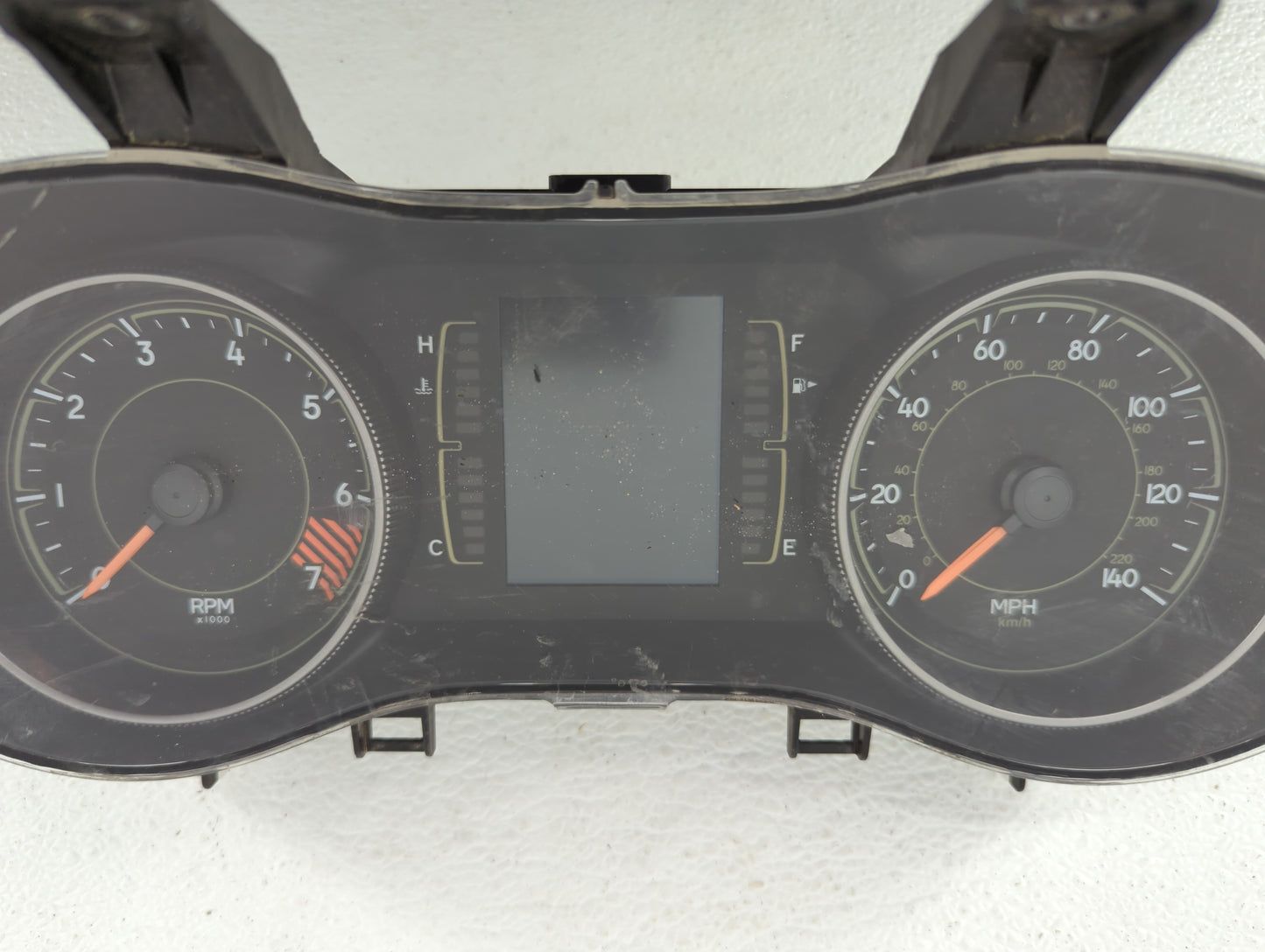 2015 Jeep Cherokee Instrument Cluster Speedometer Gauges P/N:P68241293AC P68241293AD Fits OEM Used Auto Parts - Oemusedautop