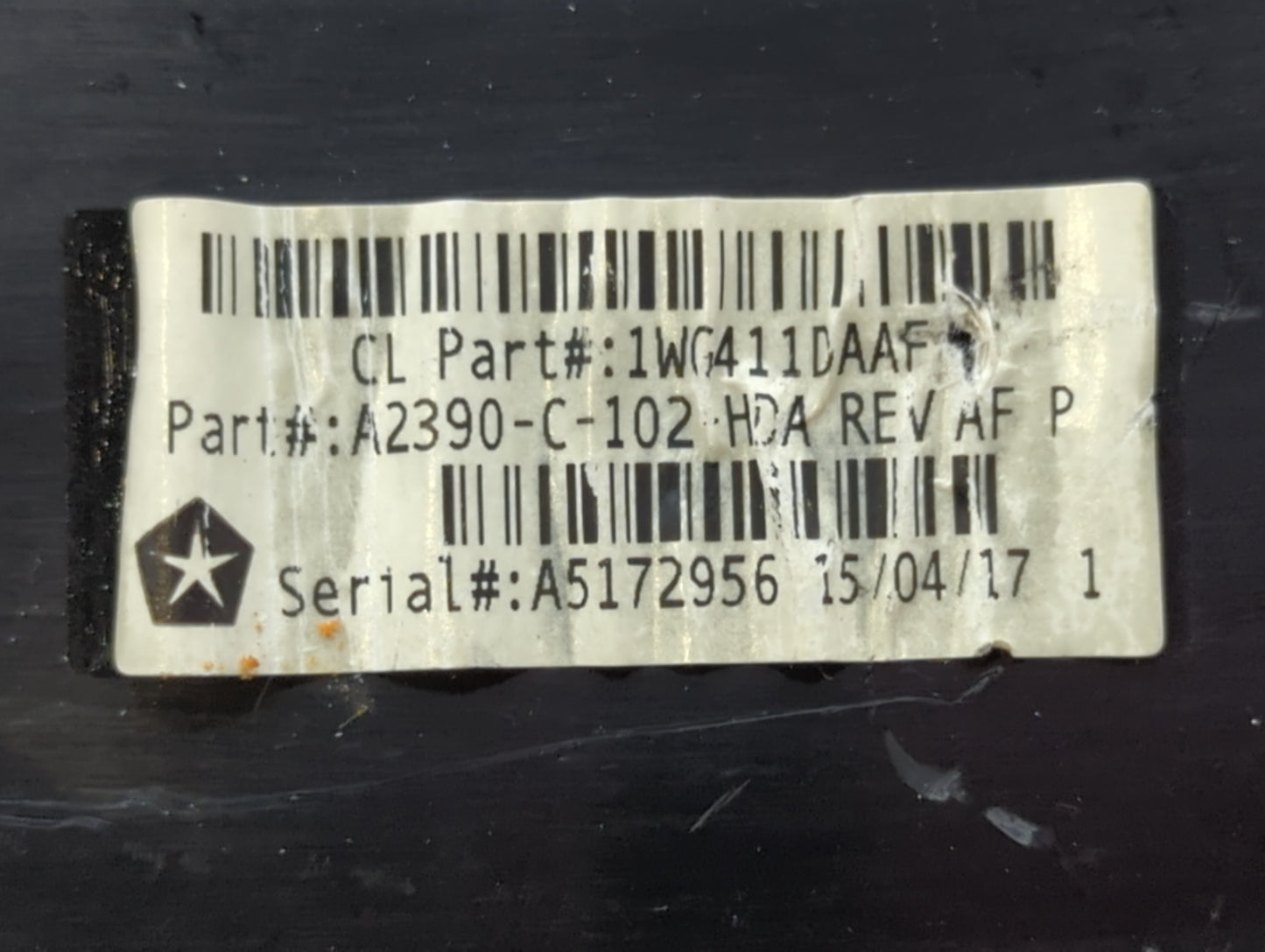 2015 Jeep Cherokee Center Floor Console Fits OEM Used Auto Parts - Oemusedautoparts1.com