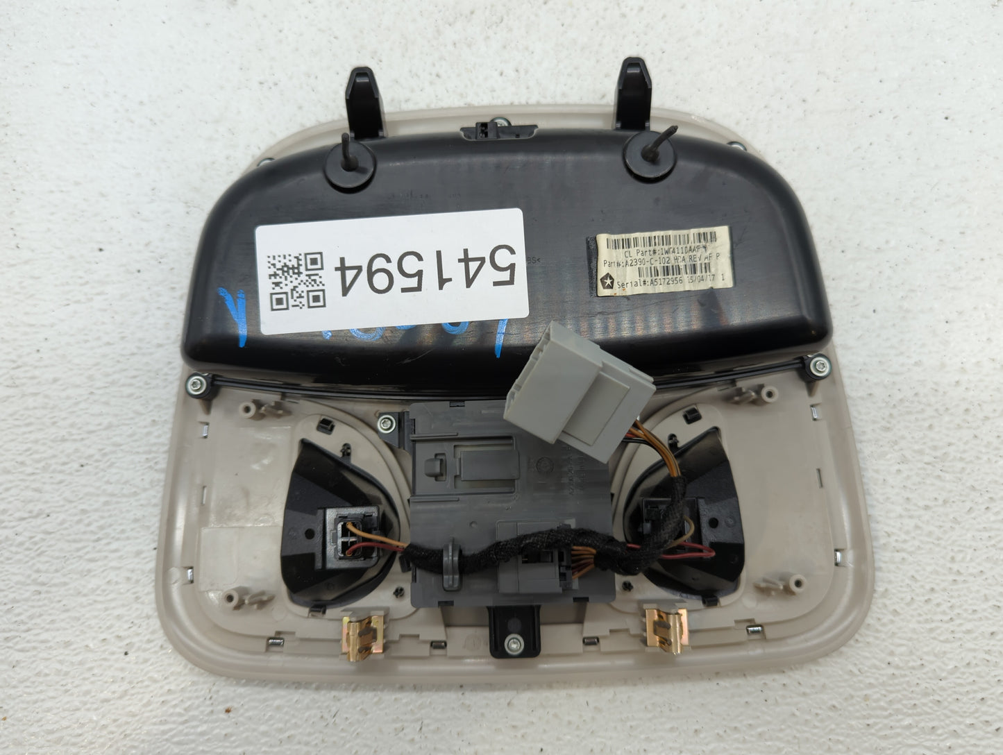 2015 Jeep Cherokee Center Floor Console Fits OEM Used Auto Parts - Oemusedautoparts1.com