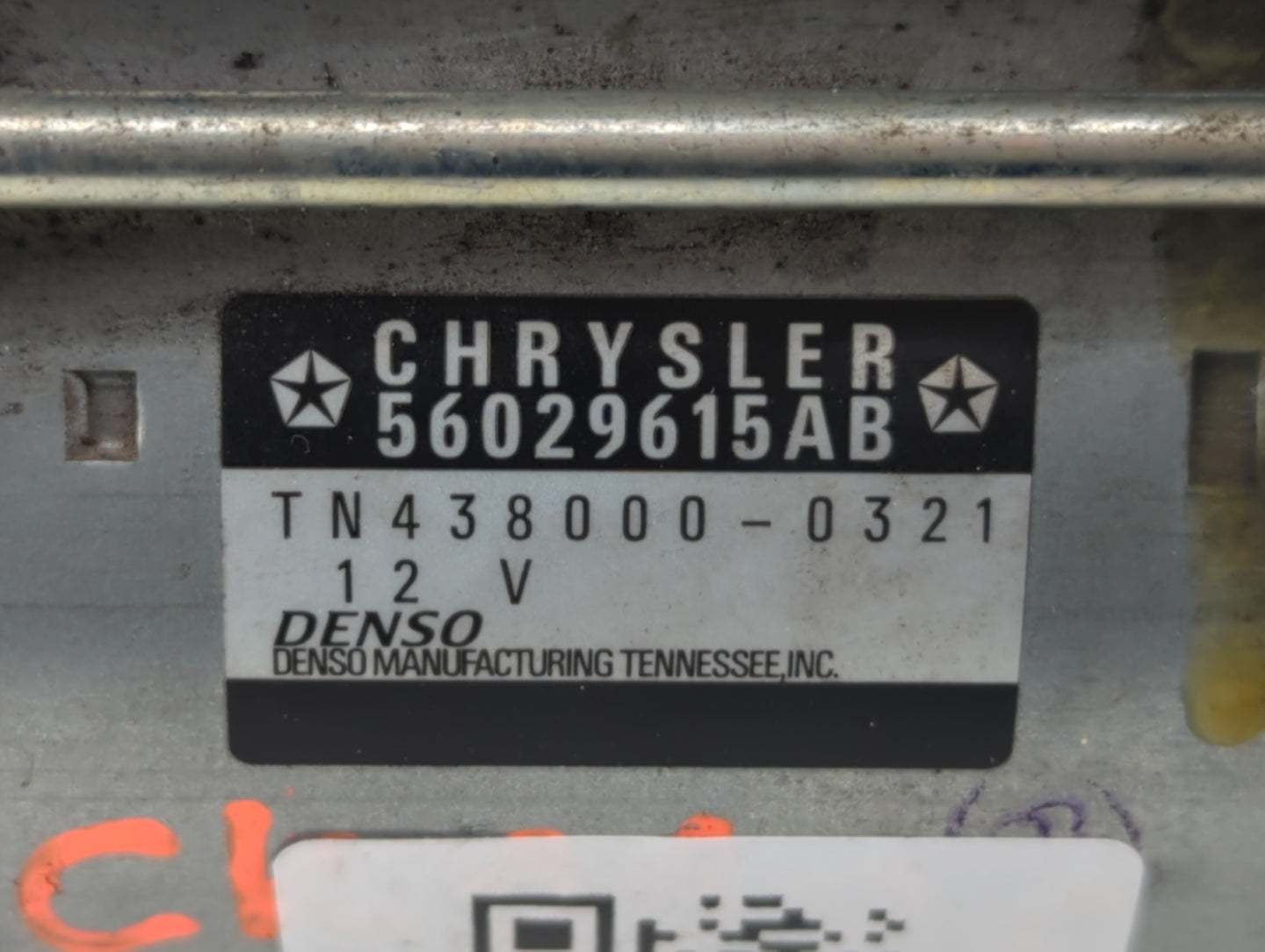 2015-2022 Jeep Cherokee Car Starter Motor Solenoid OEM P/N:TN438000-0321 56029615AB Fits OEM Used Auto Parts - Oemusedautopa