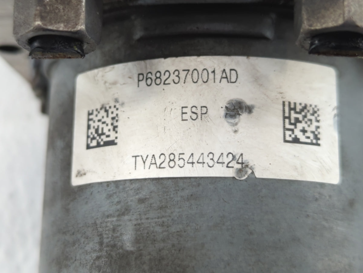 2015 Jeep Cherokee Anti-Lock Brake ABS Pump Module Actuator OEM P/N:P68237001AD Fits OEM Used Auto Parts - Oemusedautoparts1