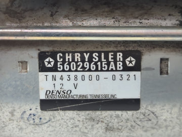 2015-2022 Jeep Cherokee Car Starter Motor Solenoid OEM P/N:TN438000-0321 56029615AB Fits OEM Used Auto Parts