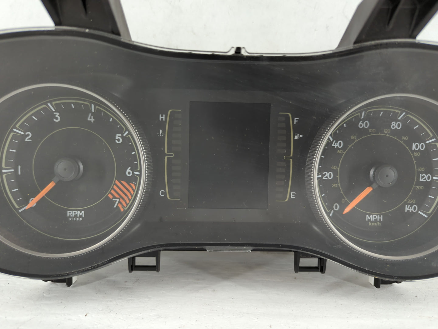 2015 Jeep Cherokee Instrument Cluster Speedometer Gauges P/N:P68241293AC Fits OEM Used Auto Parts - Oemusedautoparts1.com