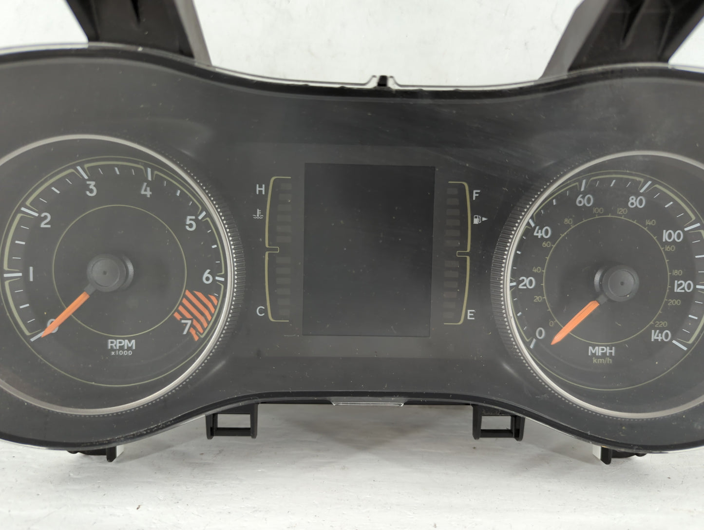 2015 Jeep Cherokee Instrument Cluster Speedometer Gauges P/N:P68241293AC Fits OEM Used Auto Parts - Oemusedautoparts1.com