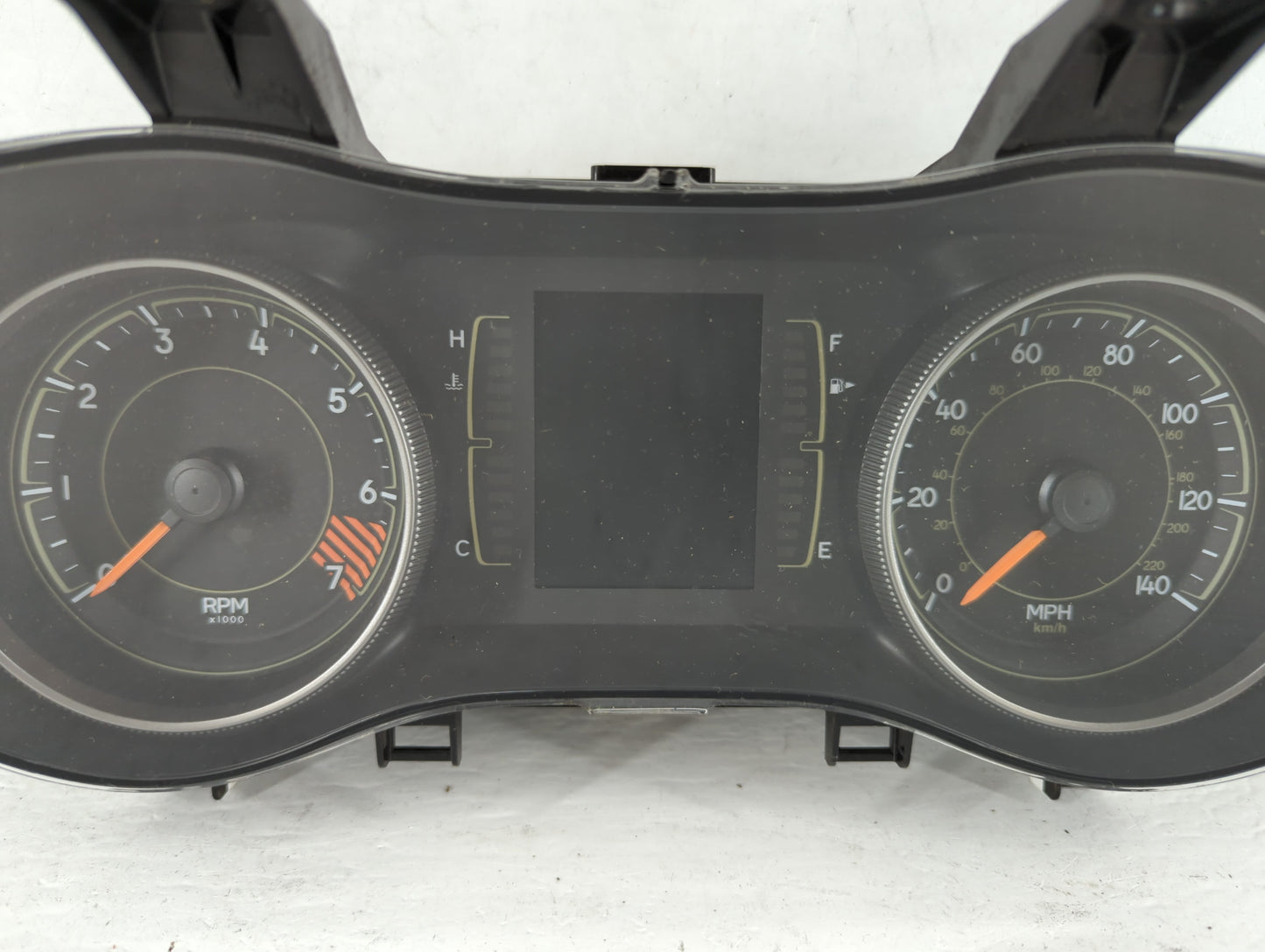 2015 Jeep Cherokee Instrument Cluster Speedometer Gauges P/N:P68241293AC Fits OEM Used Auto Parts - Oemusedautoparts1.com